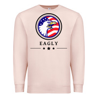 Pale Pink peacemaker eagly Premium Sweatshirt - linhVisuals