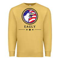 Antique Gold peacemaker eagly Premium Sweatshirt - linhVisuals