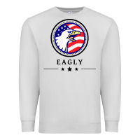 Dove Grey peacemaker eagly Premium Sweatshirt - linhVisuals