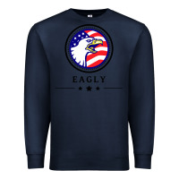 Navy peacemaker eagly Premium Sweatshirt - linhVisuals