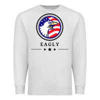 Oatmeal Heather peacemaker eagly Premium Sweatshirt - linhVisuals