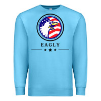 Ocean Blue peacemaker eagly Premium Sweatshirt - linhVisuals