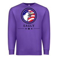 Purple peacemaker eagly Premium Sweatshirt - linhVisuals