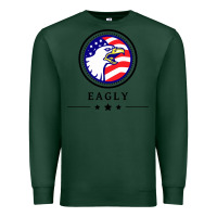 Sports Green peacemaker eagly Premium Sweatshirt - linhVisuals