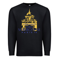 Black universite paris la sorbonne Premium Sweatshirt - linhVisuals