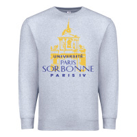Heather Grey universite paris la sorbonne Premium Sweatshirt - linhVisuals