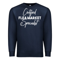 Navy certified flea market specialist t shirt Premium Sweatshirt - linhVisuals