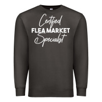 Certified Flea Market Specialist T Shirt Premium Sweatshirt | Teevron