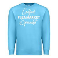 Ocean Blue certified flea market specialist t shirt Premium Sweatshirt - linhVisuals