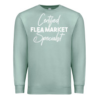 Seafoam certified flea market specialist t shirt Premium Sweatshirt - linhVisuals
