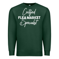 Sports Green certified flea market specialist t shirt Premium Sweatshirt - linhVisuals