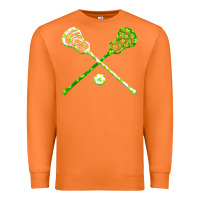 Carrot funny lacrosse st patricks day boys men shamrock ball t shirt Premium Sweatshirt - linhVisuals