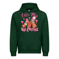 Forest Green Little miss Valentine afro kid sneakers Urban Hoodie - RanaPortraitStore