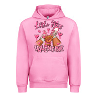 Fuchsia Pink Little miss Valentine afro kid sneakers Urban Hoodie - RanaPortraitStore