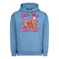 Pigment Pebble Blue Little miss Valentine afro kid sneakers Urban Hoodie - RanaPortraitStore