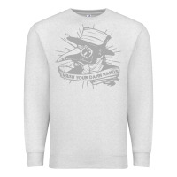 Oatmeal Heather wash your damn hands Premium Sweatshirt - linhVisuals