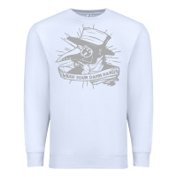 White wash your damn hands Premium Sweatshirt - linhVisuals