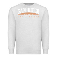 Oatmeal Heather san diego california Premium Sweatshirt - linhVisuals