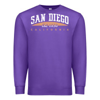 Purple san diego california Premium Sweatshirt - linhVisuals