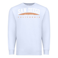 White san diego california Premium Sweatshirt - linhVisuals