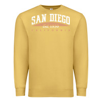 Antique Gold san diego california Premium Sweatshirt - linhVisuals