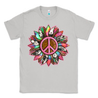 Moon Dust sunflower and tie dye with peace sign Classic Tee - Artiststas