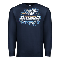 Navy wilmington sharks Premium Sweatshirt - linhVisuals