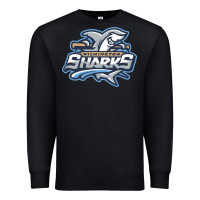 Black wilmington sharks Premium Sweatshirt - linhVisuals