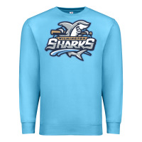 Ocean Blue wilmington sharks Premium Sweatshirt - linhVisuals