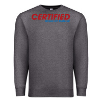 Charcoal Heather whack  off Premium Sweatshirt - linhVisuals