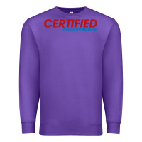 Purple whack  off Premium Sweatshirt - linhVisuals