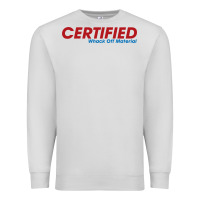 Dove Grey whack  off Premium Sweatshirt - linhVisuals
