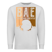 Dove Grey black history month bae black and educated melanin women t shirt Premium Sweatshirt - linhVisuals