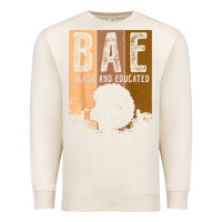 Sandshell black history month bae black and educated melanin women t shirt Premium Sweatshirt - linhVisuals