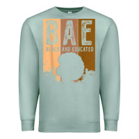 Seafoam black history month bae black and educated melanin women t shirt Premium Sweatshirt - linhVisuals