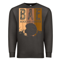 Smoke black history month bae black and educated melanin women t shirt Premium Sweatshirt - linhVisuals