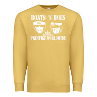 Antique Gold boats n hoes funny meme t shirt Premium Sweatshirt - linhVisuals