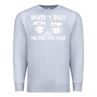 Heather Grey boats n hoes funny meme t shirt Premium Sweatshirt - linhVisuals