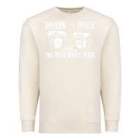 Sandshell boats n hoes funny meme t shirt Premium Sweatshirt - linhVisuals