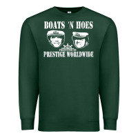 Sports Green boats n hoes funny meme t shirt Premium Sweatshirt - linhVisuals