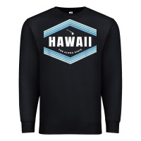 Black hawaii the aloha state   aloha hawaiian from the islands!! t shirt Premium Sweatshirt - linhVisuals