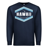 Navy hawaii the aloha state   aloha hawaiian from the islands!! t shirt Premium Sweatshirt - linhVisuals