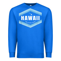 True Royal hawaii the aloha state   aloha hawaiian from the islands!! t shirt Premium Sweatshirt - linhVisuals