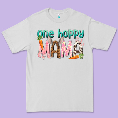 One Hoppy Mama Mother's Day Premium Tee Designed By Howdyjamesfarm