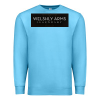 Ocean Blue welshly arms 005 Premium Sweatshirt - linhVisuals