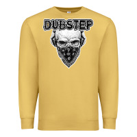 Antique Gold dubstep shirt   electronic music lover gift for men  women Premium Sweatshirt - linhVisuals