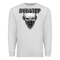Dove Grey dubstep shirt   electronic music lover gift for men  women Premium Sweatshirt - linhVisuals