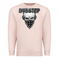 Pale Pink dubstep shirt   electronic music lover gift for men  women Premium Sweatshirt - linhVisuals