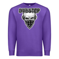 Purple dubstep shirt   electronic music lover gift for men  women Premium Sweatshirt - linhVisuals