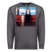 Charcoal Heather spirited away (3) Premium Sweatshirt - linhVisuals